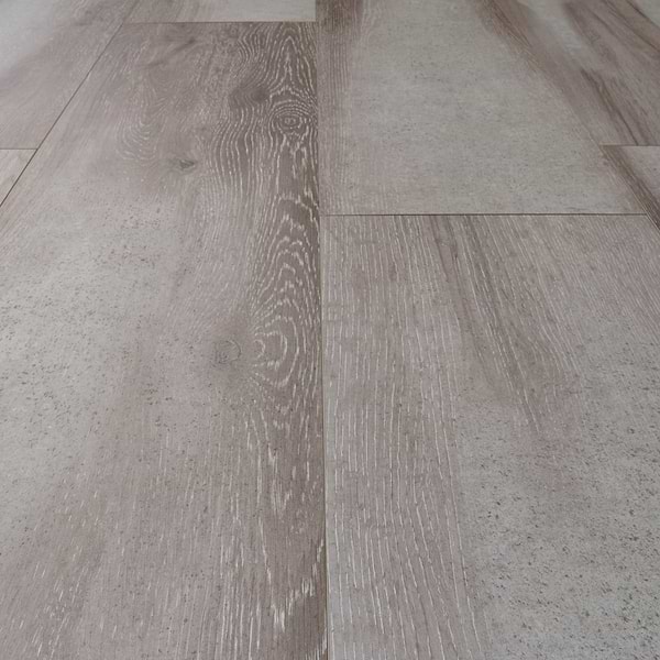 Woodcrete Ash Brown Rigid Core Click 12x48 Luxury Vinyl Tile