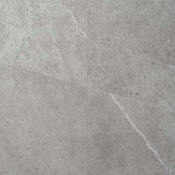 Optoro Juneau Sandstone Light Gray 28mil Wear Layer Rigid Core Click 12x24 Luxury Vinyl Tile