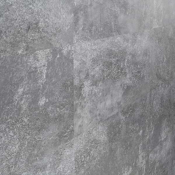 ReNew Metalcrete Pewter 12mil Wear Layer Glue Down 12x24 Luxury Vinyl Tile