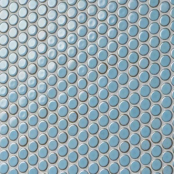 Nirvana Bliss Rimmed 1" Circles Porcelain Mosaic