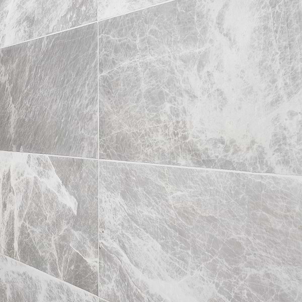 Nordic Gray 12x24 Satin Marble Tile
