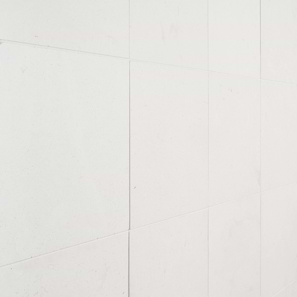 Corinthian White 18x18 Honed Limestone Tile