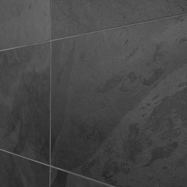 Brazilian Black 12x24 Natural Cleft Slate Tile