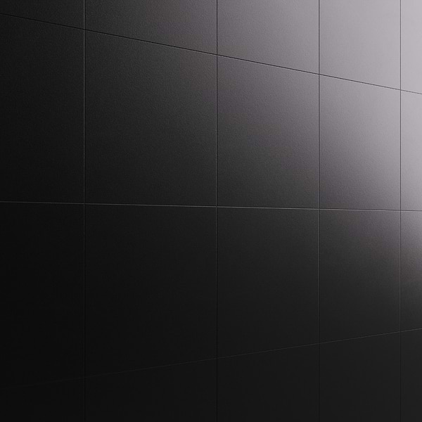 Modari Black 12x12 Matte Porcelain Tile