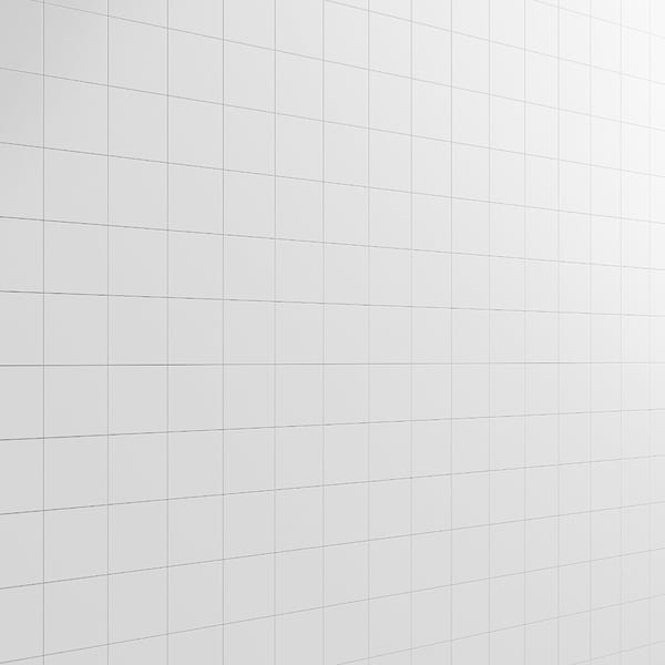 Modari White 3x3 Matte Porcelain Mosaic Tile