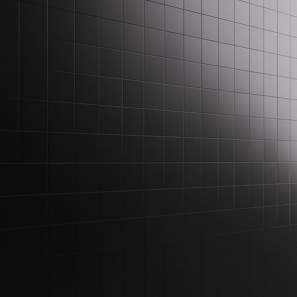 Modari Black 3x3 Matte Porcelain Mosaic Tile