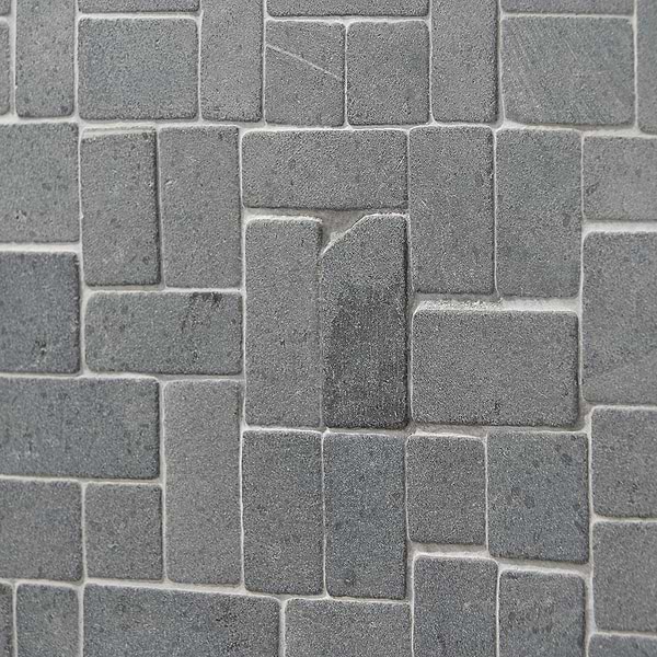 Nature Lava Black Antique Pebble Mosaic