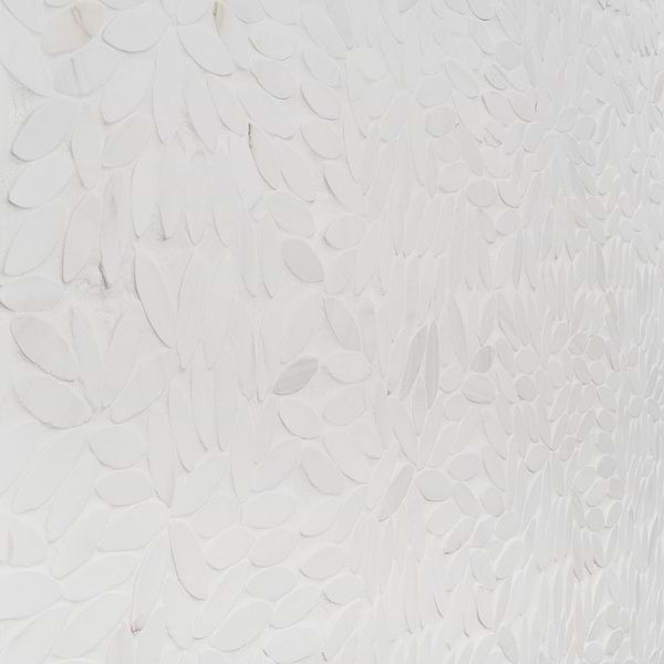 Breeze Flower Bianco Dolomite Honed Marble Mosaic Tile