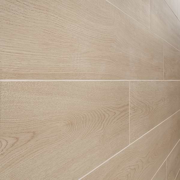 Oaktree Elegant Ash Beige 7x60 XL Wood Look Matte Porcelain Tile