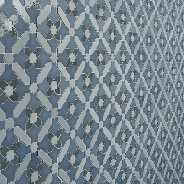 Cantico Safi River Lava Stone and Cement Mosaic