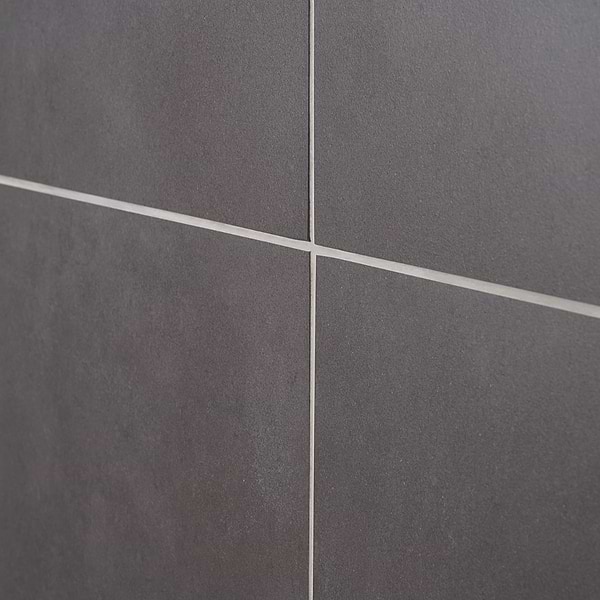 NewTech Antracite Gray 24x24 Double Loaded Matte Porcelain Tile