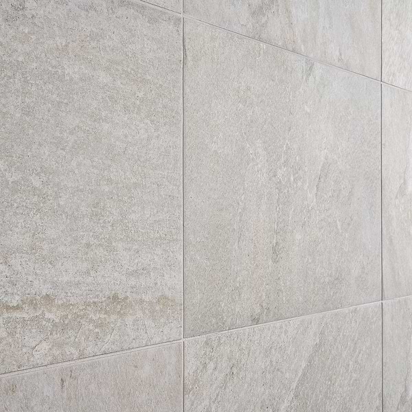 Shala Smoke White 18x26 Matte Porcelain Tile