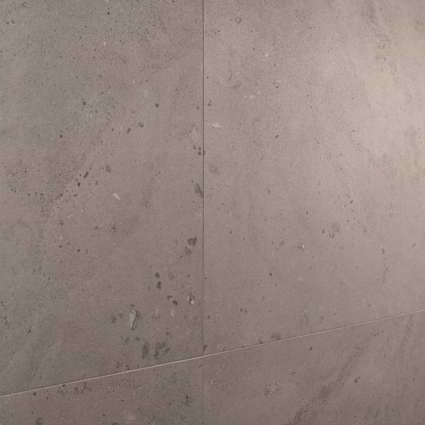 Piccoli Petite Taupe Gray 36x36 Terrazzo Look Matte Porcelain Tile