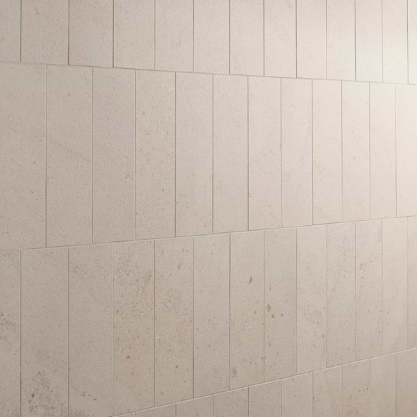 Piccoli Petite Sand Beige 4x12 Terrazzo Look Matte Porcelain Tile