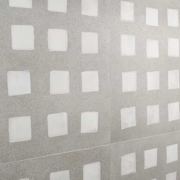 Bariazzo Deco Fossil Gray 36x36 Semi-Polished Porcelain Tile