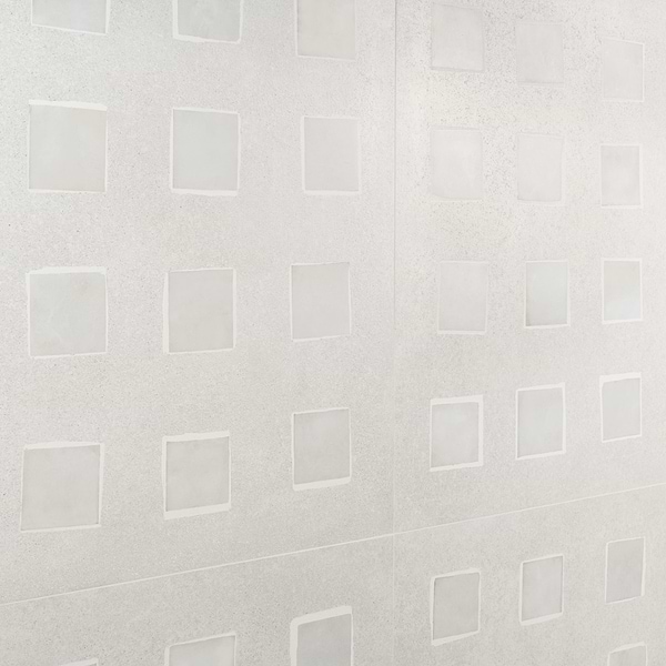 Bariazzo Deco Ivory White 36x36 Semi-Polished Porcelain Tile