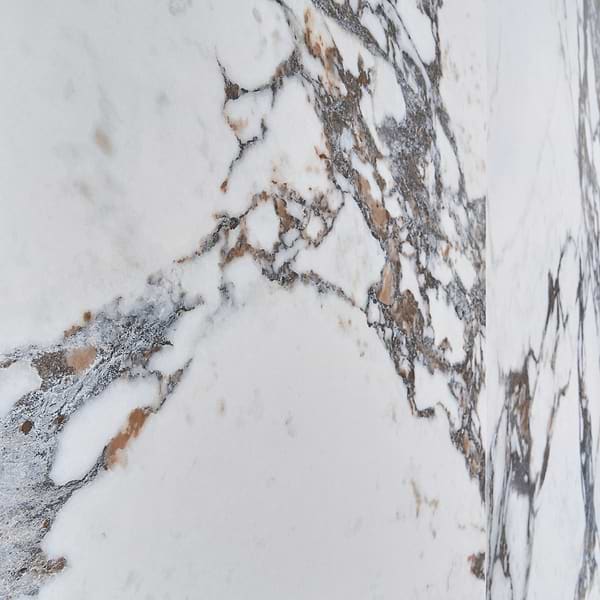 Autograph Arabescato White 48x48 Marble Look Satin Porcelain Tile