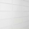 Stacy Garcia ArtBlock Bianco White 4x16 Fluted Glossy Porcelain Tile