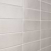 Stacy Garcia ArtBlock Grigio Gray 4x16 Fluted Glossy Porcelain Tile