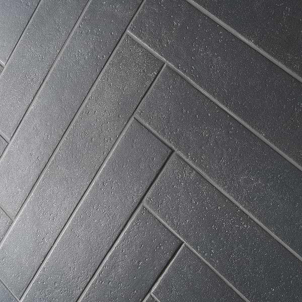 Texstone Antracita Dark Gray 4x19 Matte Porcelain Subway Tile