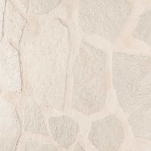Pathstone Marfil Cream Textured Matte Porcelain Flagstone Tile