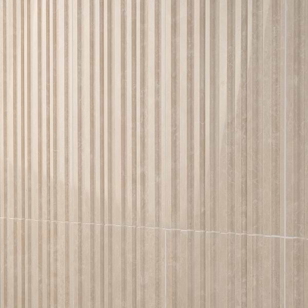 Stonework Barcode Botticino 12x24 3D Polished + Honed Marble Tile
