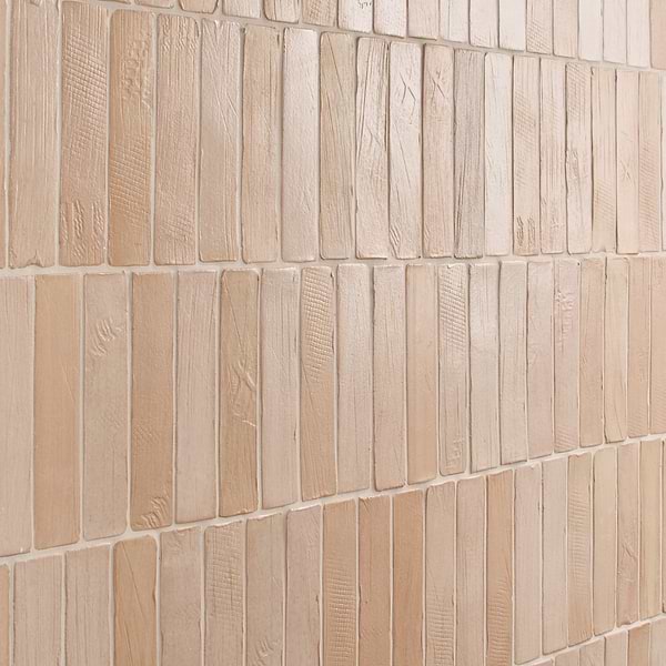 Impress Clay Terracotta 2x10 Handmade Matte Terracotta Tile