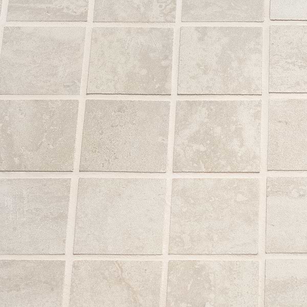 Basic Travertine Beige & Cream 2x2 Matte Porcelain Mosaic Tile