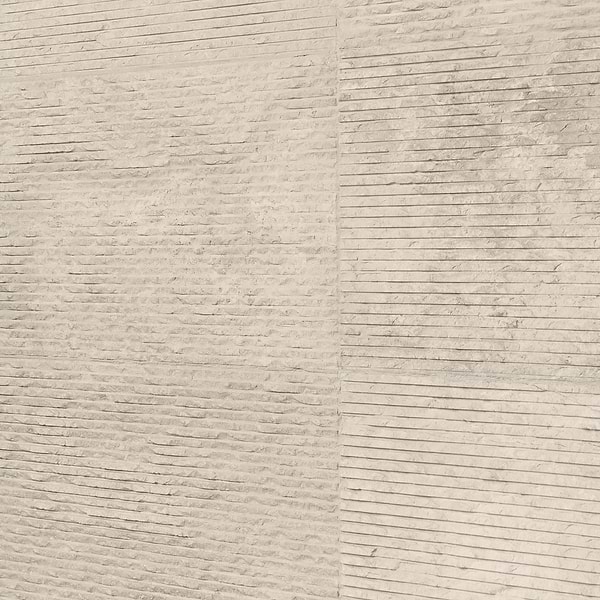 Rakestone Carved Split Wooden Beige 12x24 Textured Honed Limestone Stone Tile