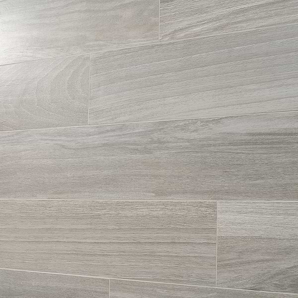 Silkwood Gray 8x48 Matte Porcelain Wood Look Tile