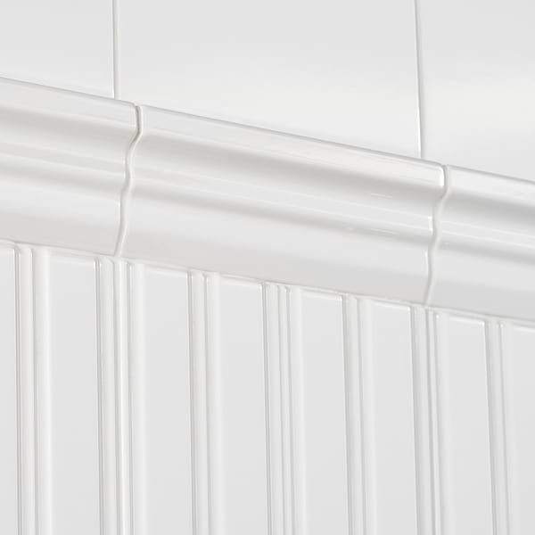Vivir Panna 8x32 Polished Ceramic Beadboard