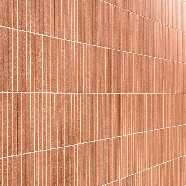 Terra Cortona .5x6 Stacked Matte Terracotta Mosaic Tile