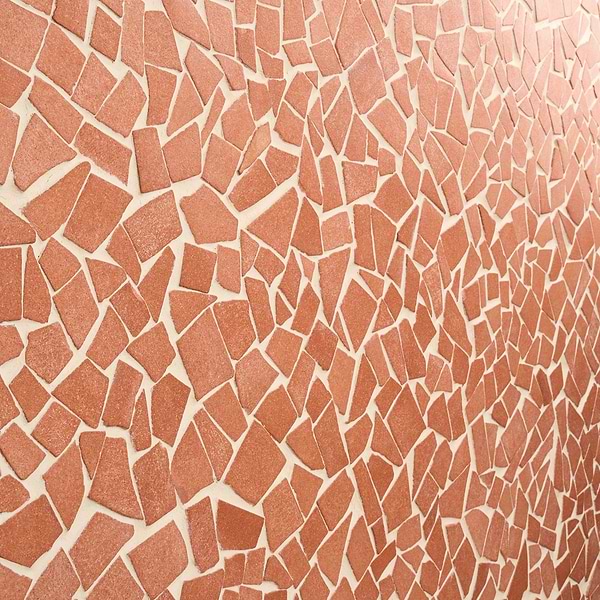 Terra Cortona Piazza Matte Terracotta Mosaic Tile