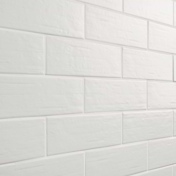 Kiln White 3x9 Matte Porcelain Subway Tile