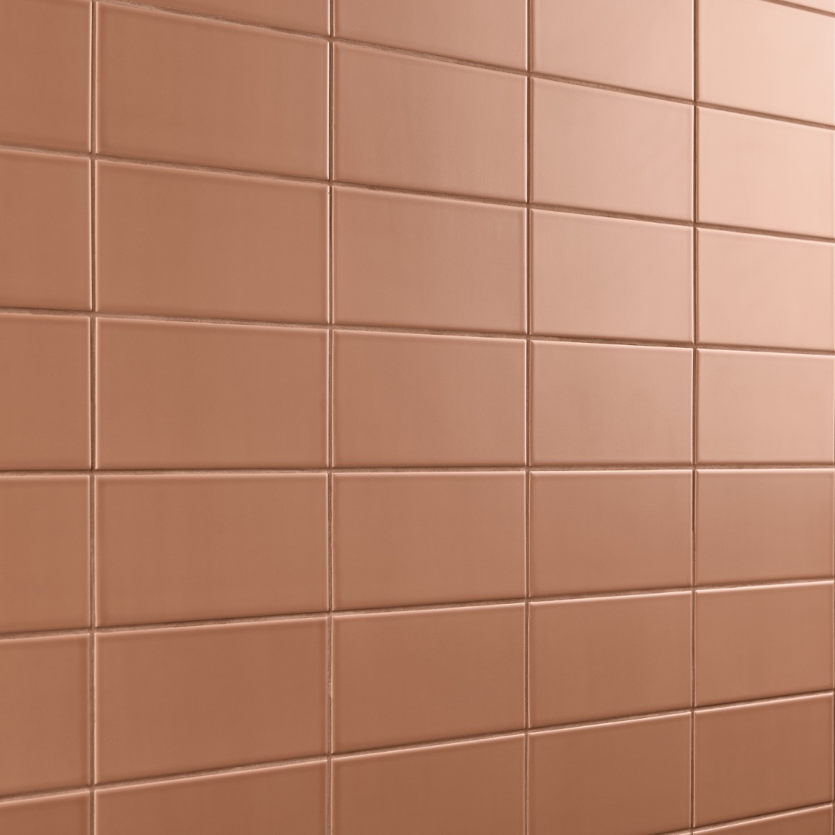 Stacy Garcia Maddox Terracotta Orange 4x8 Matte Ceramic Subway Tile