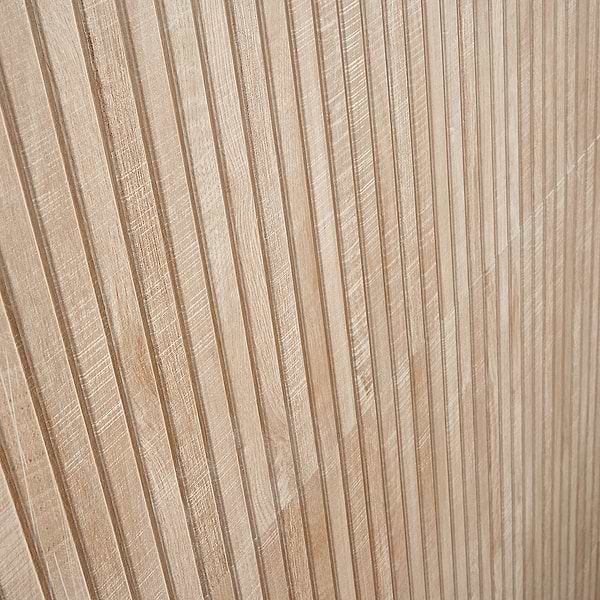 Kenridge Ribbon Maple Brown 24x48 Wood Look Matte Fluted Porcelain Tile