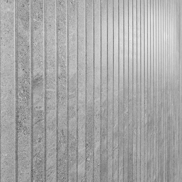 Lune Ribbon Gray 24x48 Matte Porcelain Tile