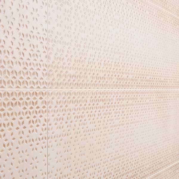 Terramay Flower Terracotta 12x36 Textured Mixed Finish Matte Ceramic Tile