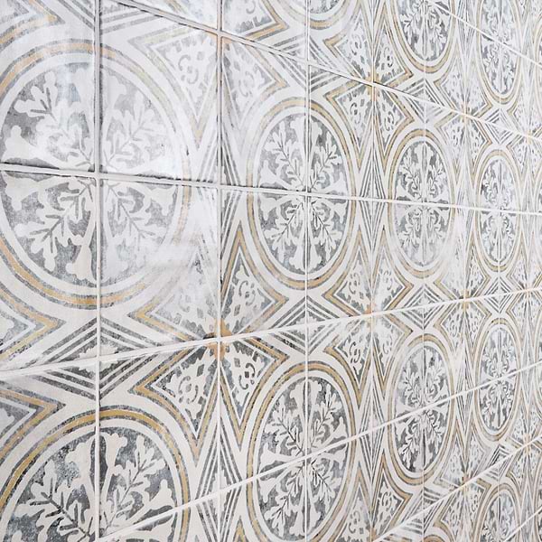 Paula Purroy Talia Agusti Blue Gray 5x5 Matte Ceramic Tile
