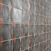 Paula Purroy Talia Aztec Blue Terracotta 5x5 Matte Ceramic Tile