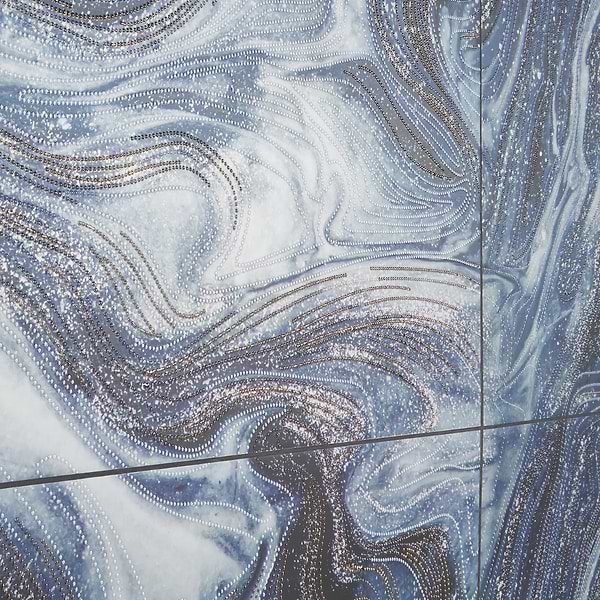Australis By Paula Purroy Blue Deco 24x48 Artisan Decor Polished Porcelain Tile