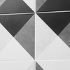Art Geo by Elizabeth Sutton Cement Deco Charcoal Gray 8x8 Matte Porcelain Tile: Pattern 3