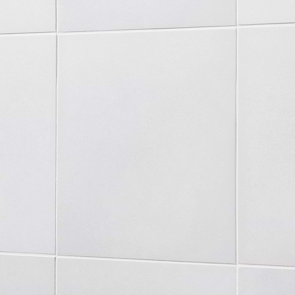 Art Geo by Elizabeth Sutton Cement White 8x8 Matte Porcelain Tile