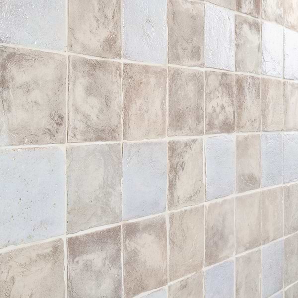 Opera Terracotta by Paula Purroy Perla 6x6 Square Matte and Pearlized Terracotta Tile