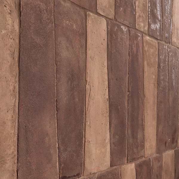 Opera Terracotta by Paula Purroy Canyon 6x18 Trapezoid Matte Terracotta Tile
