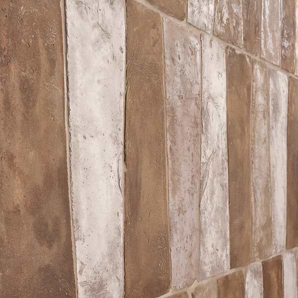 Opera Terracotta by Paula Purroy Dune 6x18 Trapezoid Matte Terracotta Tile