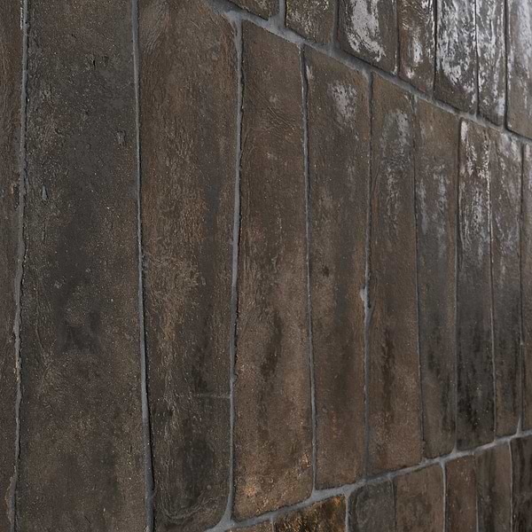 Opera Terracotta by Paula Purroy Volcano 6x18 Trapezoid Matte Terracotta Tile