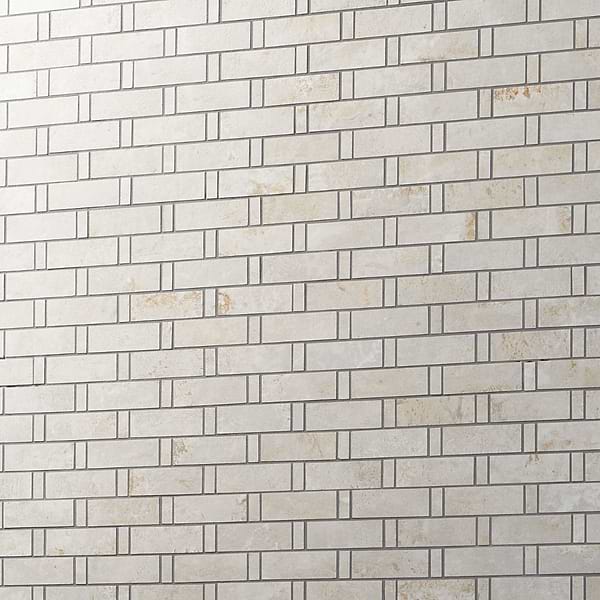 Portrait Ivory 1x3 Weave Matte Porcelain Mosaic Tile