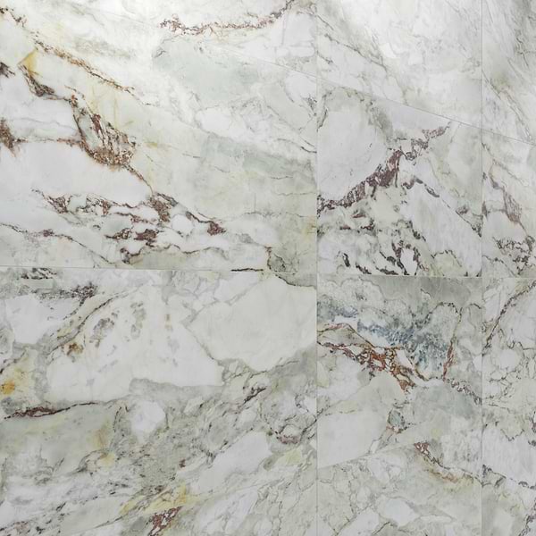 Marfino Green Sky 24x48 Marble Look Polished Porcelain Tile