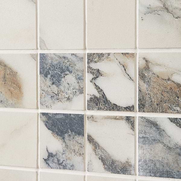 DreamStone Calacatta Rustico 2x2 Matte Porcelain Mosaic